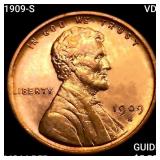 1909-S VDB Wheat Cent CHOICE BU RD