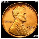 1909-S VDB Wheat Cent CHOICE BU RD