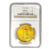 1924 $20 Gold Double Eagle NGC MS64