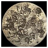 Colonial Spain Silver 8 Reales Chopmarks NEARLY U