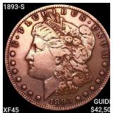 1893-S Morgan Silver Dollar NEARLY UNCIRCULATED