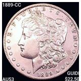 1889-CC Morgan Silver Dollar CLOSELY UNCIRCULATED