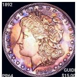 1892 Morgan Silver Dollar GEM PROOF