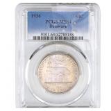 1936 Delaware Half Dollar PCGS MS64