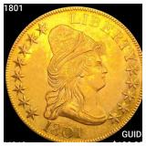 1801 $10 Gold Eagle CHOICE BU