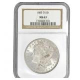 1885-O Morgan Silver Dollar NGC MS63