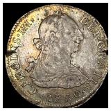 1780 Peru Silver 2 Reales