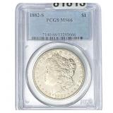 1882-S Morgan Silver Dollar PCGS MS66