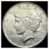 1922-S Silver Peace Dollar UNCIRCULATED
