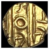 1638-1812 India Mysore .012 Gold Fanam UNCIRCULATE