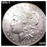 1896-S Morgan Silver Dollar CHOICE AU