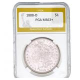 1888-O Morgan Silver Dollar PGA MS63+