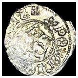 Poland Ian Albert 1492-1501 Silver 1/2 Groschen N
