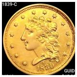 1839-C $2.50 Gold Quarter Eagle UNCIRCULATED