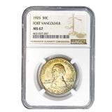 1925 Vancouver Half Dollar NGC MS67