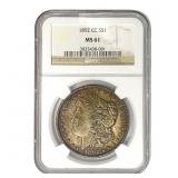 1892-CC Morgan Silver Dollar NGC MS61