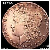 1889-CC Morgan Silver Dollar NEARLY UNCIRCULATED