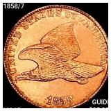 1858/7 Flying Eagle Cent GEM BU
