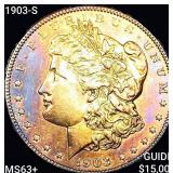 1903-S Morgan Silver Dollar CHOICE BU+