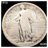 1916 Standing Liberty Quarter NICELY CIRCULATED