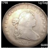 1798 Lg Eagle Draped Bust Dollar LIGHTLY CIRCULATE