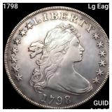 1798 Lg Eagle Draped Bust Dollar HIGH GRADE