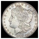 1887-S Silver Morgan Dollar CHOICE AU