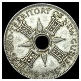 New Guinea Silver 1 Shilling  UNCIRCULATED