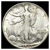 1940-S Silver Walking Liberty Half Dollar CLOSELY