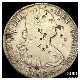 1806 Mo Mexico Silver 8 Reales Chopmark NEARLY UNC