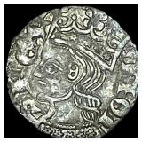 Spain Alfonso XI 1312-50 Billon Denier NEARLY UNC