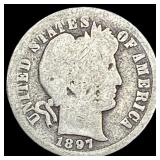 1897-O Silver Barber Dime NICELY CIRCULATED