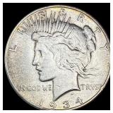 1934-S Silver Peace Dollar NEARLY UNCIRCULATED