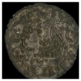 Castile & Leon Alfonso XI 1312-1350 Billon 9 Dine