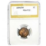 1894/94 Indian Head Cent PGA F12
