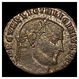 Roman Empire Licinius I 284-305 Bi Nummus UNCIRCU