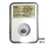 Judaea Alex Jannaeus 103-76 BC Bronze Prutah NGC