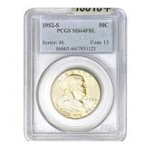 1952-S Franklin Half Dollar PCGS MS64 FBL