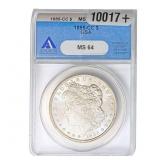 1885-CC GSA Morgan Silver Dollar ANACS MS64