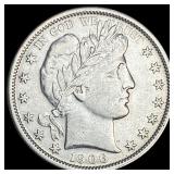 1906-O Silver Barber Half Dollar NEARLY UNCIRCULAT