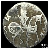 India Rajput 700-1000  Silver Jital NEARLY UNCIRC