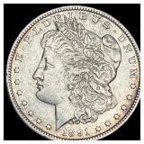 1891-S Silver Morgan Dollar CLOSELY UNCIRCULATED