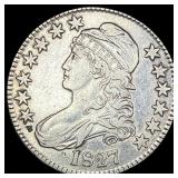 1827 Capped Bust Silver Half Dollar LIGHTLY CIRCUL