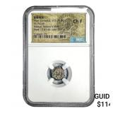 Judaea Alex Jannaeus 103-76 BC Bronze Prutah NGC