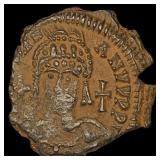 Justinian I 527-565 Bronze Decanummium NEARLY UNC