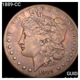 1889-CC Morgan Silver Dollar NEARLY UNCIRCULATED