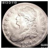 1813 O-110 Capped Bust Half Dollar HIGH GRADE
