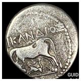 260-167/98 Illyria SIlver Drachm NEARLY UNCIRCULAT