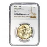 1938-S Oregon Trail Half Dollar NGC MS67+