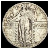 1926-S Silver Standing Liberty Quarter LIGHTLY CIR